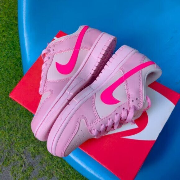 Nike Dunk Low “Pink Foam” | Brand New, All-Pink Aesthetic - Picture 3 of 8